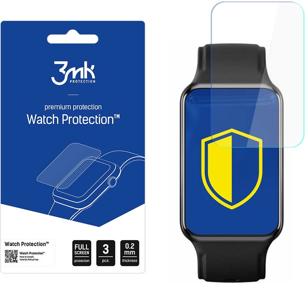 Oppo Watch Free - 3mk Watch Protection v. ARC+