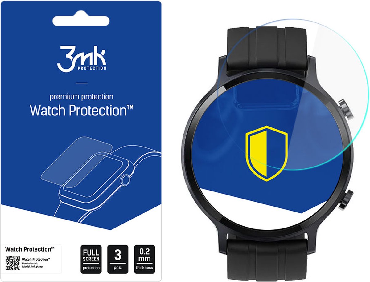 Realme Watch S - 3mk Watch Protection v. FlexibleGlass Lite