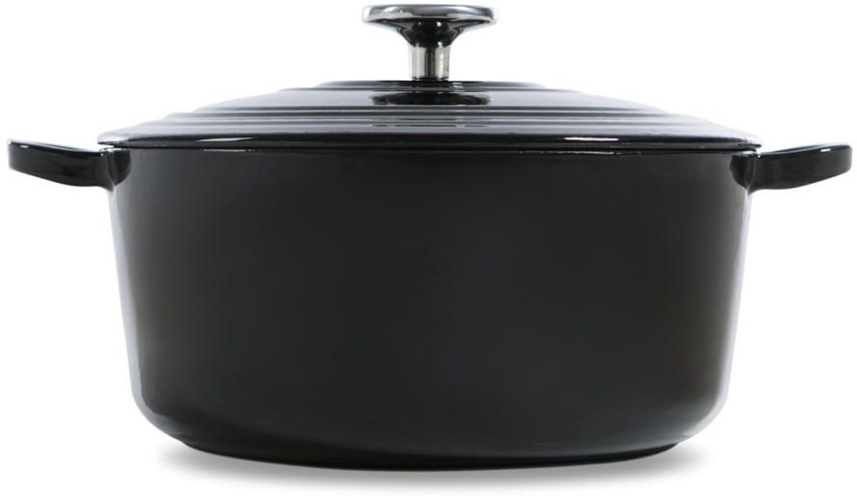 Bol.com BK Bourgogne Braadpan Gietijzer 20cm/2.5l - inductie braadpan - gietijzeren braadpan - ovenbestendig tot 230 graden - de... aanbieding