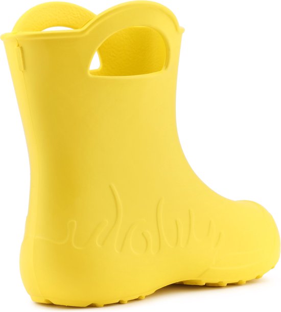 Ladeheid LA-CA-Frog Kinder Regenlaarzen - Rubber - Licht - EVA - Geel - 22/23