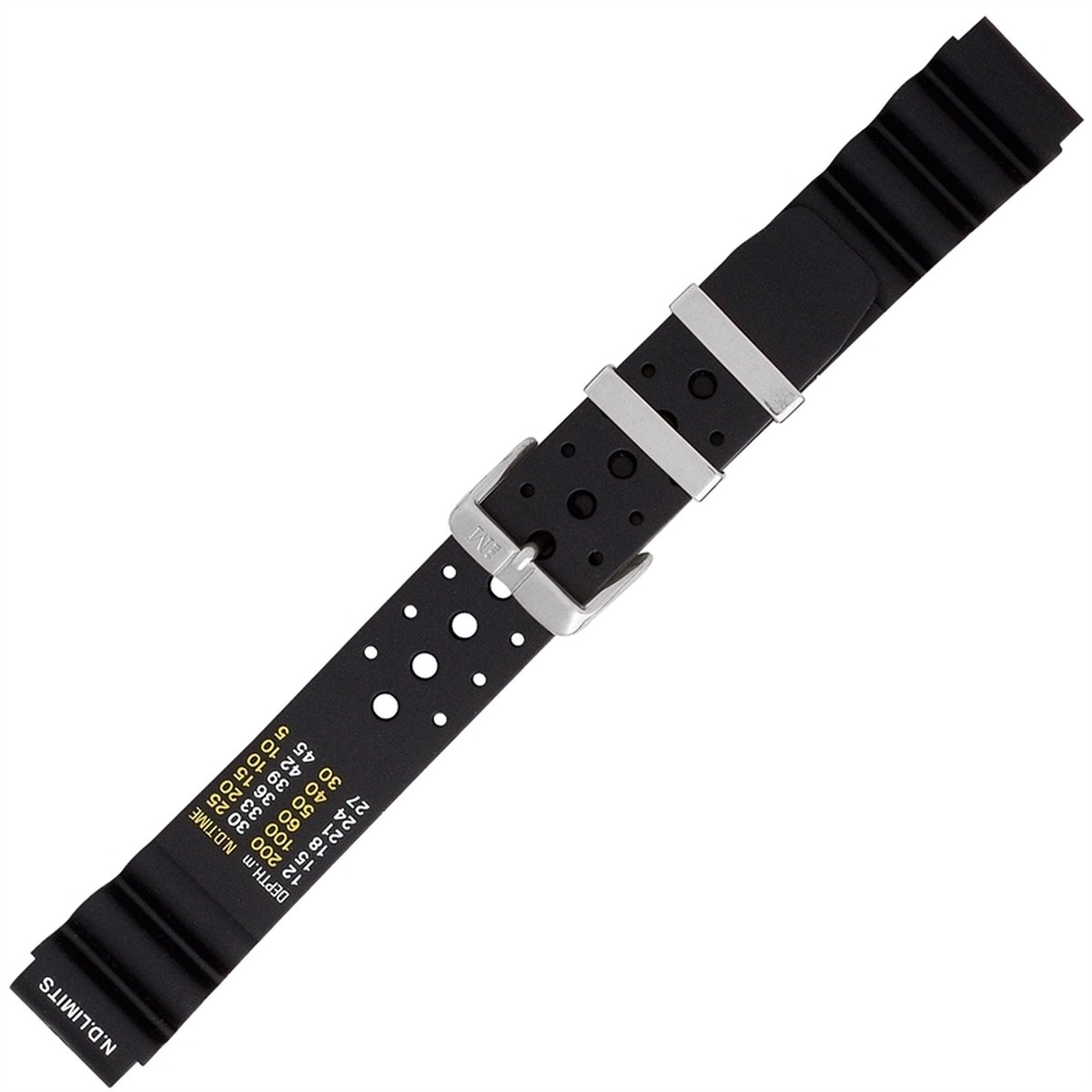 Morellato PMU019BOMBER20 Rubber Collection Horlogeband - 20mm