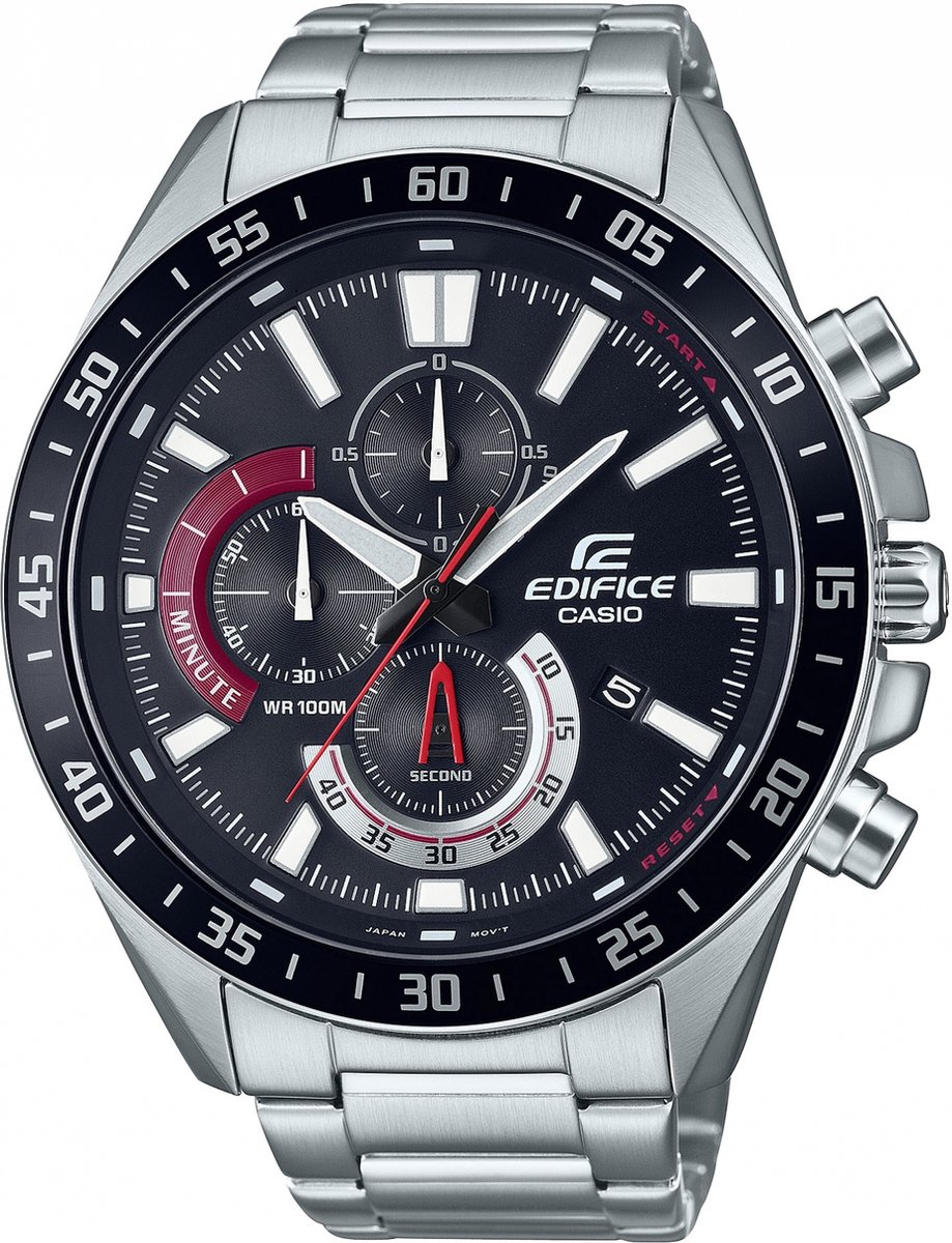 Casio Edifice EFV-620D-1A4VUEF Herenhorloge 51 mm - Zilverkleurig