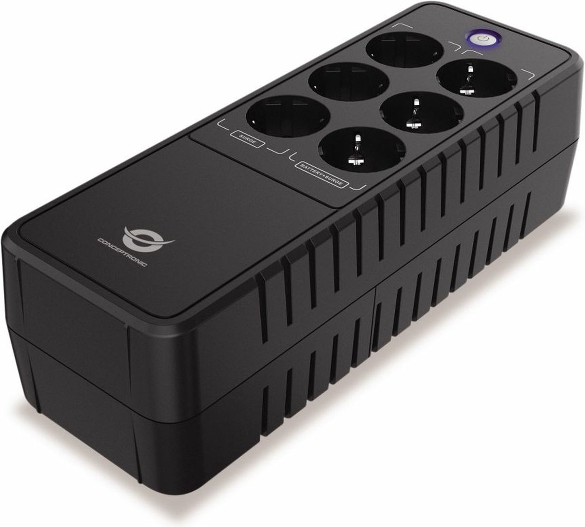 Conceptronic ZEUS09E UPS Stand-by (Offline) 0,85 kVA 490 W 6 AC-uitgang(en)