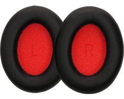 kwmobile 2x oorkussens geschikt voor 1More SonoFlow / SonoFlow SE - Earpads voor koptelefoon in zwart