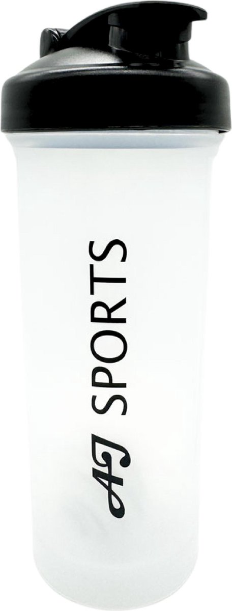 Goedkoopste AJ-Sports Shakebeker Transparant - Bidon - Shake beker - Shaker - Proteine shaker - 1000 ml - Workout - Fitness - Inclusief Blenderbal