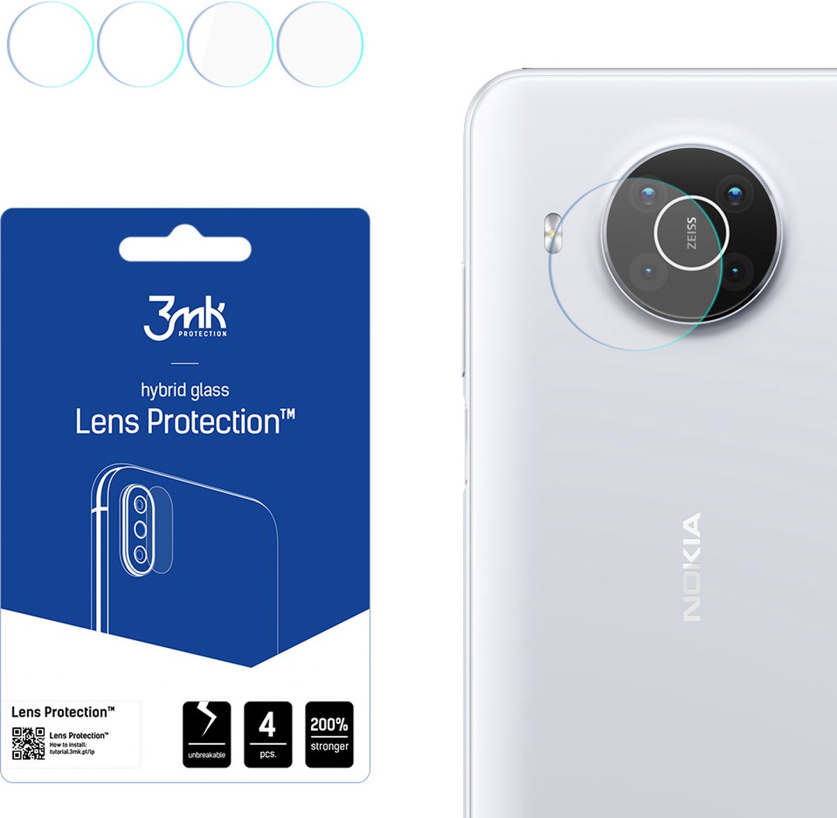 Nokia X10 - 3mk Lens Protection