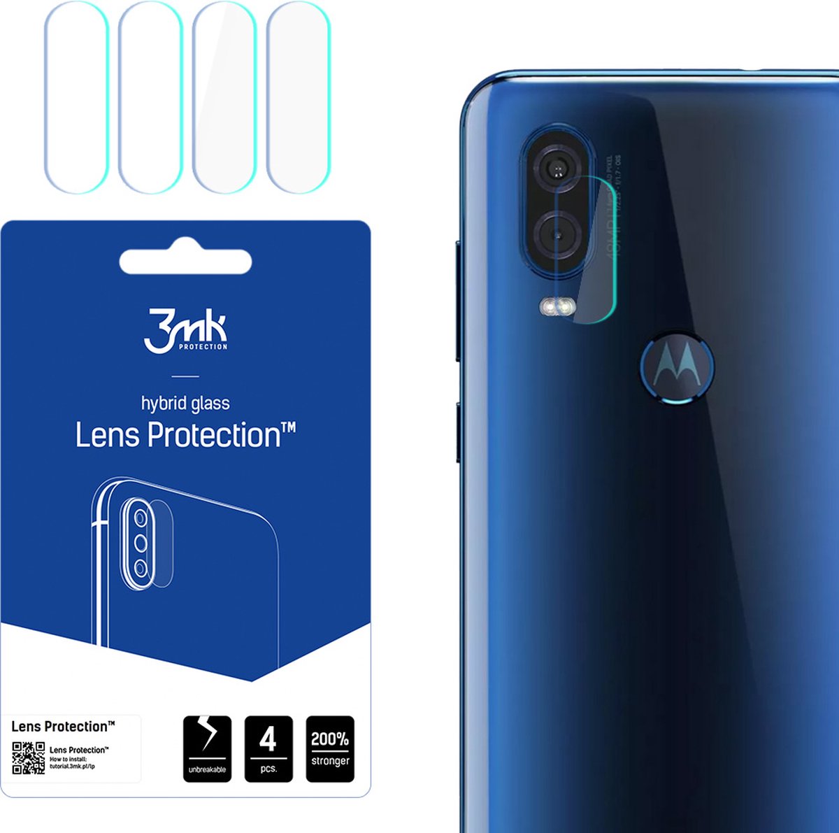 Motorola One Action - 3mk Lens Protection