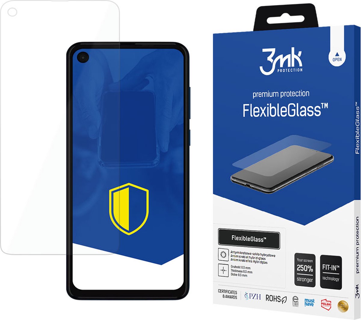 Motorola One Vision - 3mk FlexibleGlass