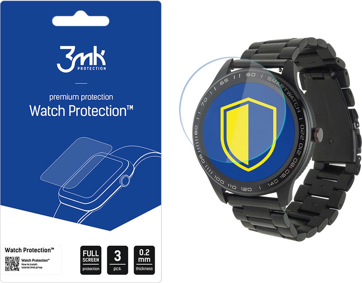 Garett Men 3S - 3mk Watch Protection v. FlexibleGlass Lite