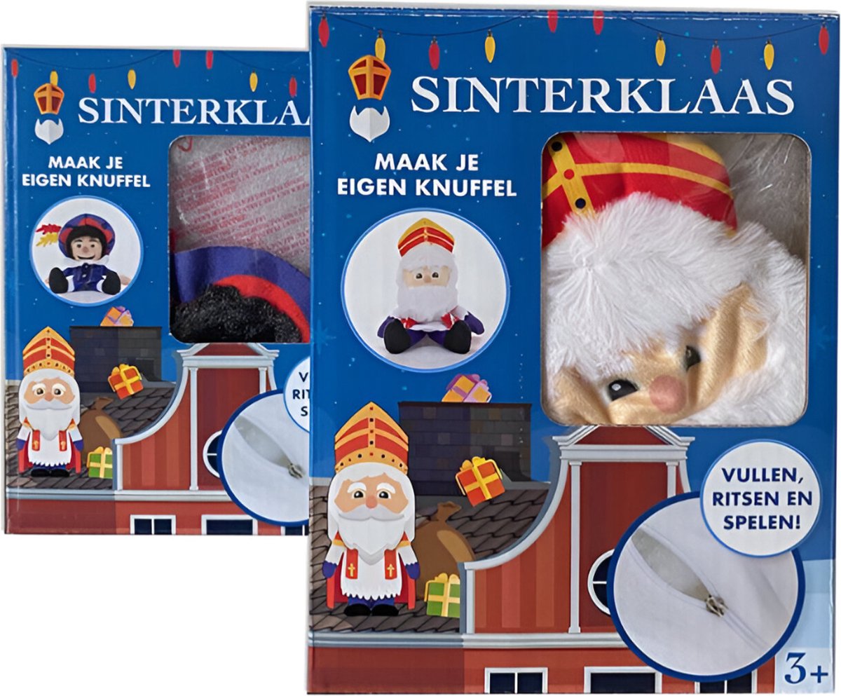 Sambro Sinterklaas & Piet Knuffel Knutselset - DIY voor decoratie en cadeau