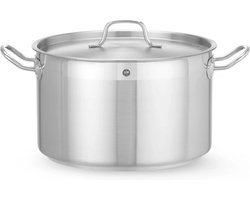 HENDI Kookpan middel – met deksel – sandwichbodem – inductiegeschikt – 4L – ⌀200mm