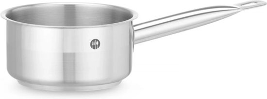 HENDI Steelpan – Profi Line – zonder deksel – 1L – ⌀140x70 mm – inductie geschikt