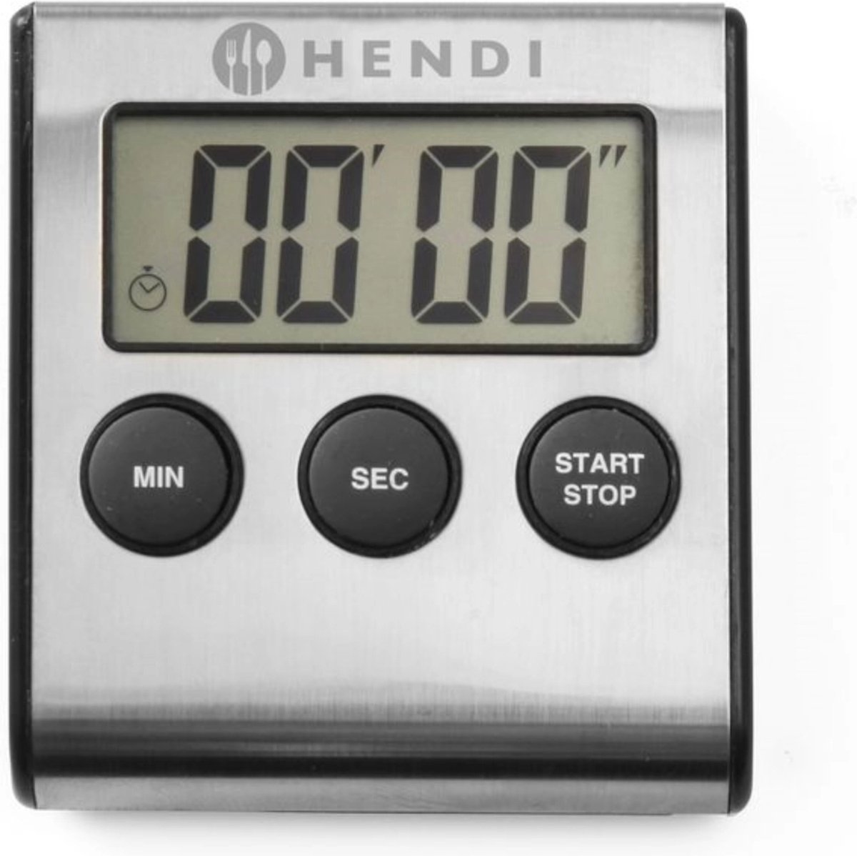 HENDI Digitale keukenwekker – met standaard en magneet – 99 min. 59 sec. timer – 65x70x17 mm — cadeau in Kookcadeaus - foto 2