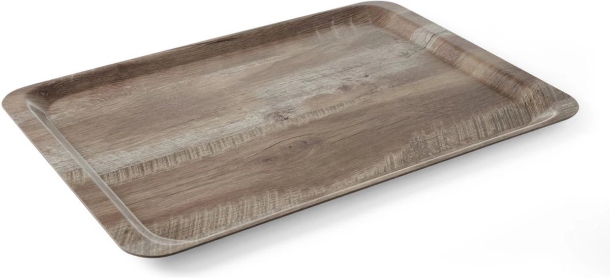 HENDI Dienblad melamine – houtlook – 240x340 mm – vaatwasmachinebestendig
