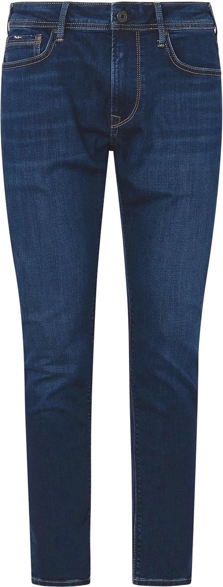 Pepe Jeans Heren Jeans Broeken STANLEY tapered Fit Blauw 34W / 32L Volwassenen