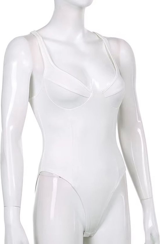 Combinaison sexy décolleté ouvert - Body - Wit - Femme