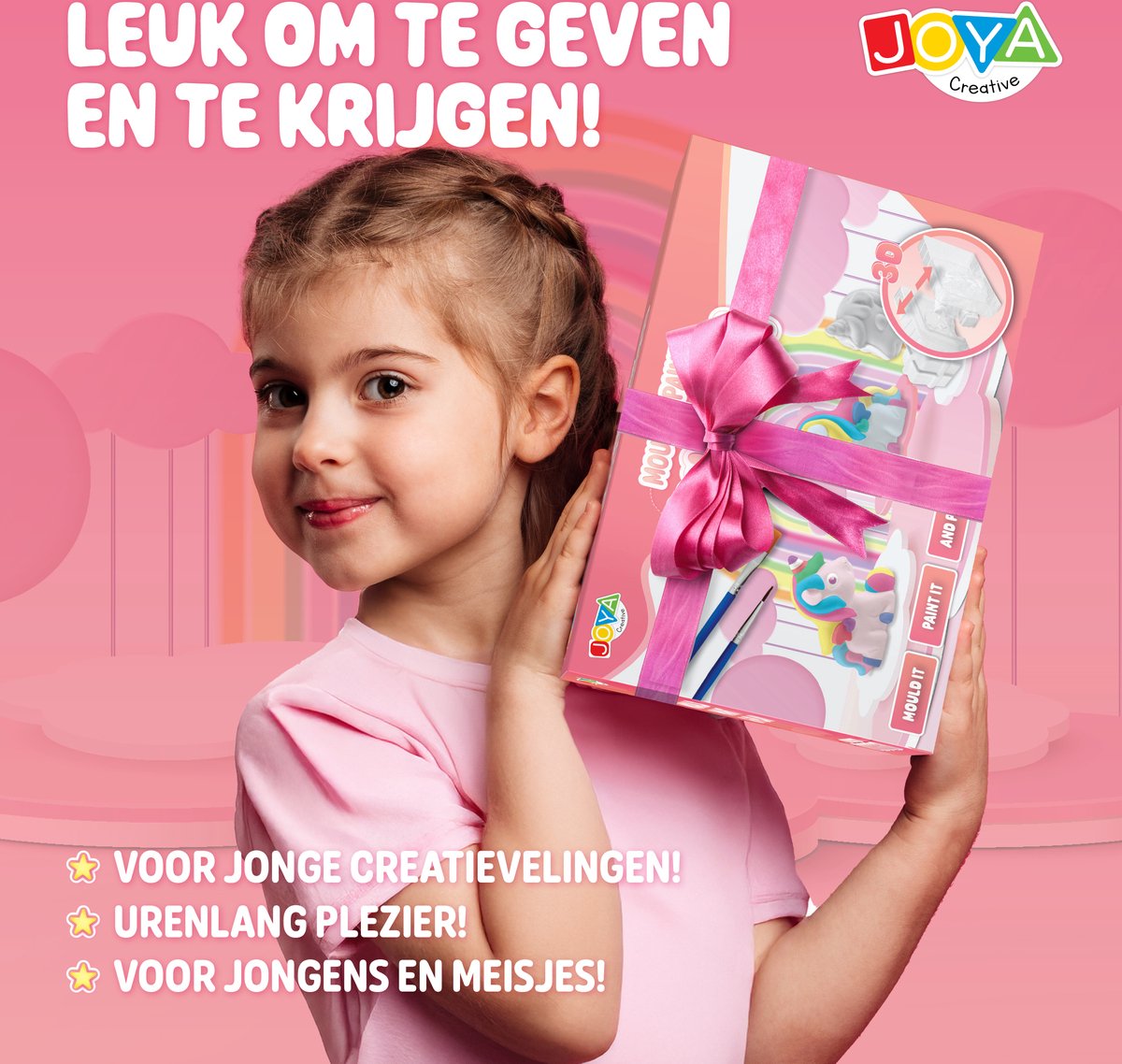 Unicorn Gips Gieten Kinderen - Knutselen voor Kinderen - Vormpjes, Verf en Penselen - Joya Creative — afbeelding 5