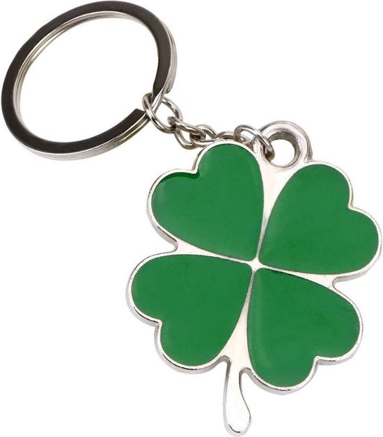 Scoby - Lucky Charm - Trèfle à 4 feuilles - Lucky Charm - Porte-clés - Vert