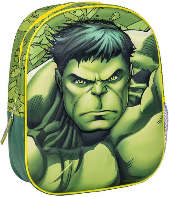 Zaino Avengers 3D Marvel Per Bambini - 31cm, Design Supereroi Spiderman Hulk - Foto 5