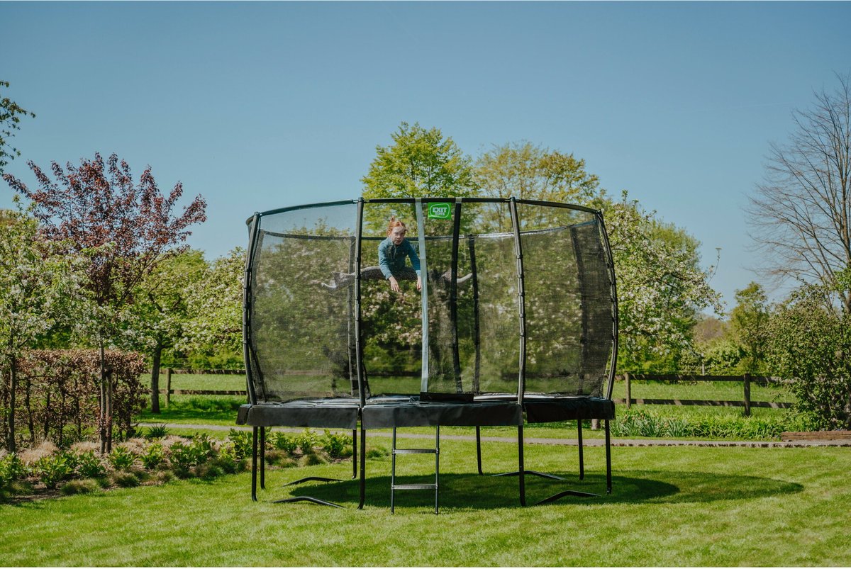 EXIT Allure Classic trampoline ø427cm - groen