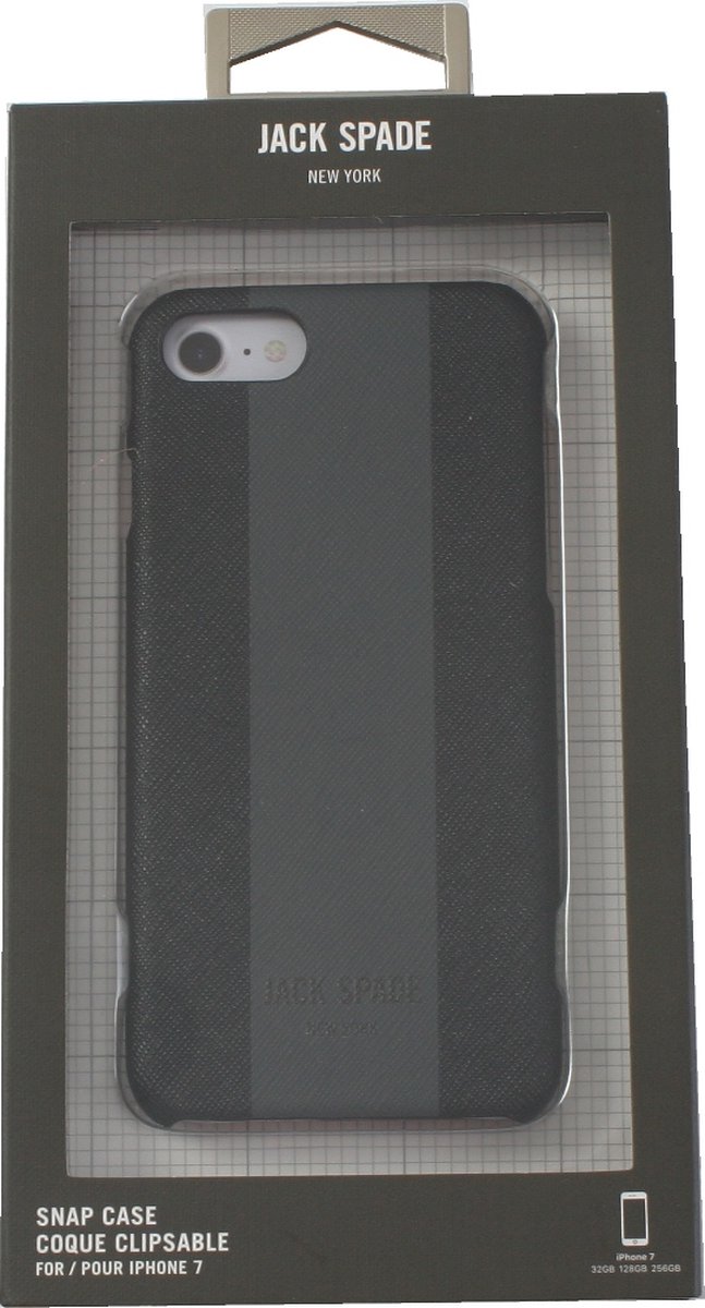 Kate Spade Jack Spade Stripe Case Zwart voor Apple iPhone 7/8/SE 2020 van Kate Spade — afbeelding 2
