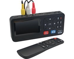 Mini HD Video Recorder - AV Video Grabber - Video's Digitaliseren - Ingang: RCA/S-Video/3.5mm Jack - Uitgang: HDMI/3.5mm Jack