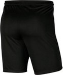 Zwarte Nike voetbalbroek, achterkant.