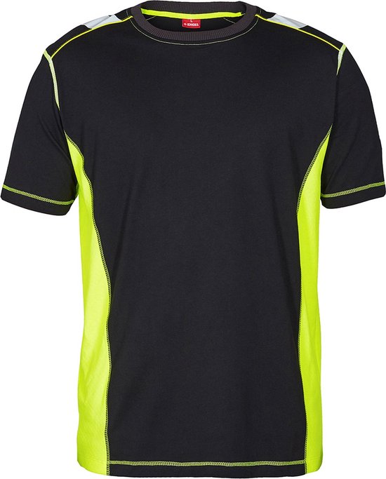 F. Engel 9870-258 T-shirt cargo Zwart/ Jaune | taille XXL