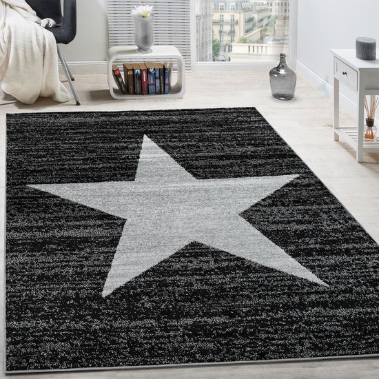 Calore Vloerkleden voor de slaapkamer, wollig, zacht, hoogpolig, antislip, woonkamer, moderne tapijten, wasbaar, 160 x 230 cm, wit