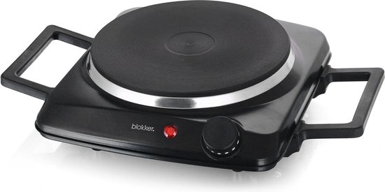 Blokker BL-16204 kookplaat 1-pit zwart 1.500W