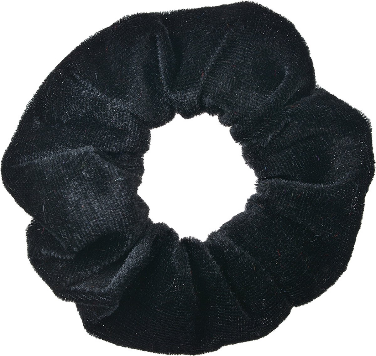 Clayre & Eef Haarelastiek Ø 10 cm Zwart Velours