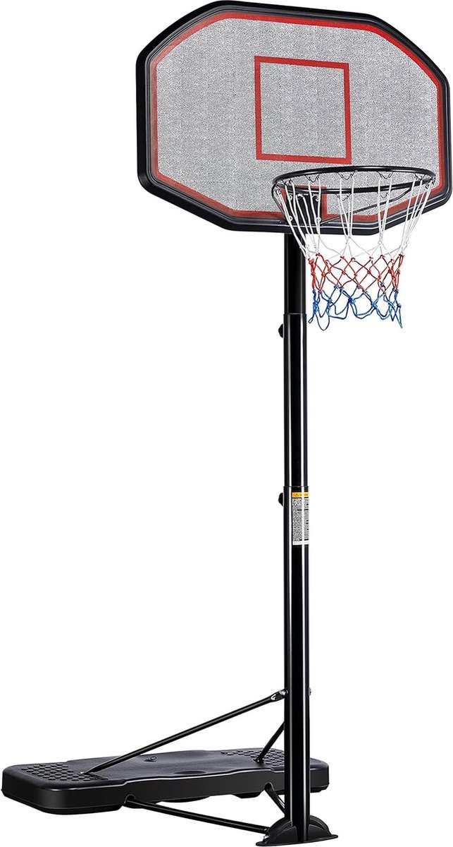 Lexium Basketbalpaal verstelbaar Basketbalring Basketbalpaal voor buiten Basketbalpaal voor kinderen Basketbal paal verstelbaar