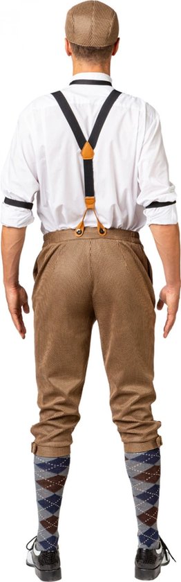 Ensemble Habillage Années 20 Beige à Carreaux - Taille 50/52