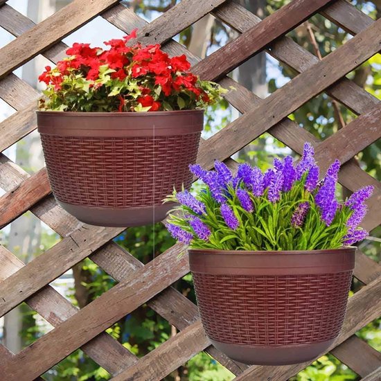 Glimlach gezicht hangende plantenpot, kleine hangende hars