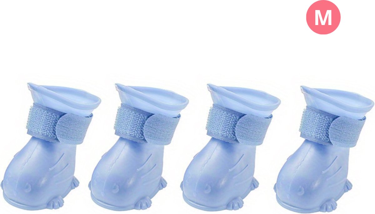Bol.com Bovista Nagelhoesjes Kat - Anti Krab Katten - Krab Bescherming Katten - Kattennagels - Lichtblauw - Maat M aanbieding