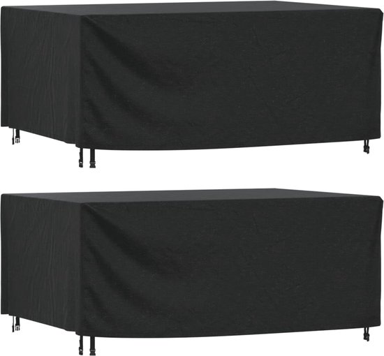 Housse De Protection Pour Mobilier De Jardin 420D, Imperméable, Résistante Aux UV, 242 X 162 X 100 Cm 96473380