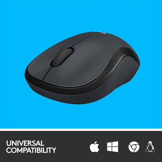 Logitech M220 Silent - Draadloze Muis - Grijs