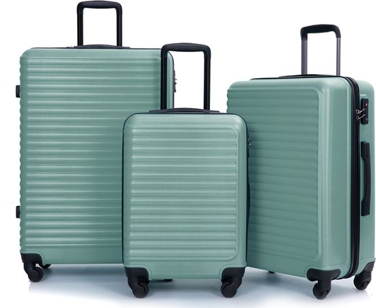 Hardshell Cabinekoffer Robuuste ABS-bagagereistas met 4 wielen