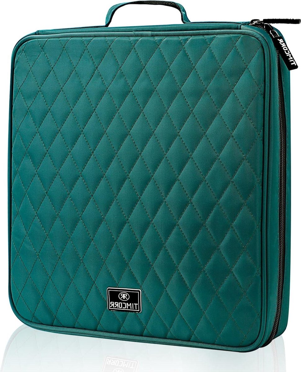 Étui de rangement pour CD et DVD - Capacité 160 DVD - Noir