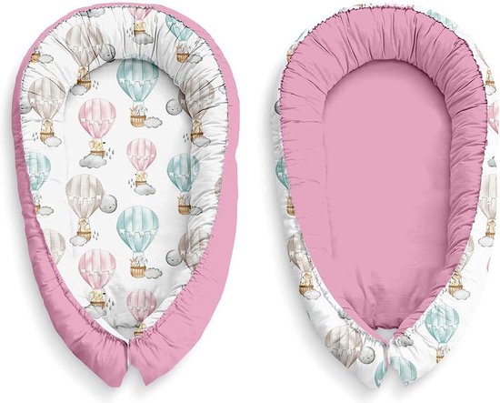 Multifunctioneel babynestje Cocoon Baby Baby Cocon Bumper Reiswieg 100% Katoen Anti-Allergisch