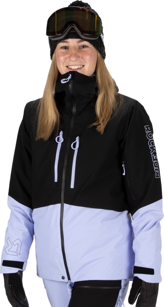 Rock Experience FANATIC PADDED Dames Wintersportjas Koraal XL - Ski - Snowboardjas - Gevoerde Jas