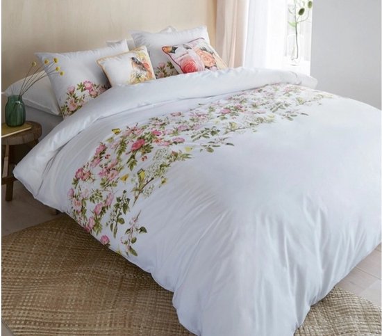 Marjolein Bastin Rozentuin - Dekbedovertrek - Tweepersoons - 200x200/220 cm - Multi van Merkloos — afbeelding 3