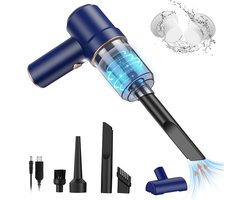 Cordless Auto Mini Handheld Vacuum Cleaner - Krachtige Zuigkracht - Oplaadbaar - 2 in 1 - Lichtgewicht - Thuis - Pet Hair - Auto Reiniging