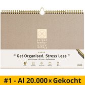 Purpuz Familieplanner 2025 Weekplanner - Familieplanner - To Do Planner - Gezinsplanner 2025 - Family Planner XL - 6 personen