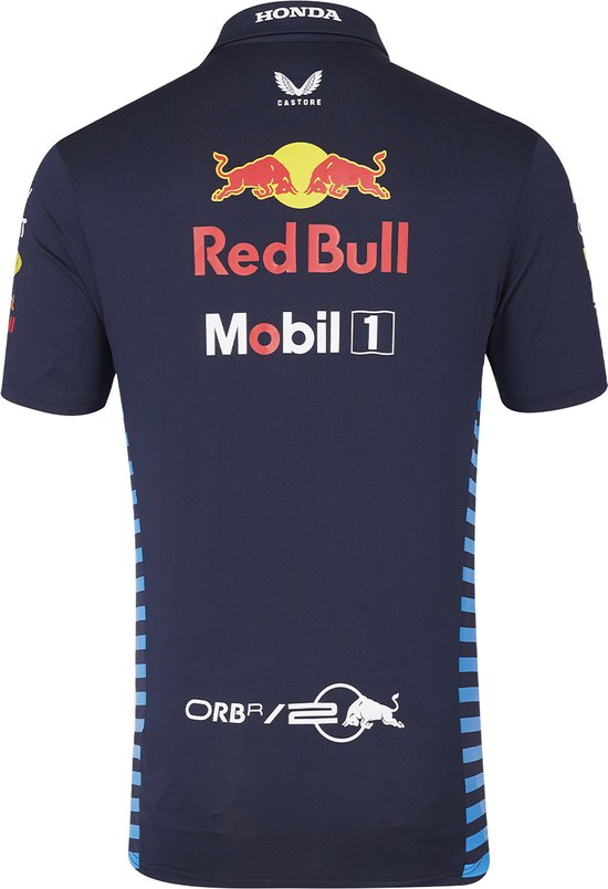 Heren - Team Polo 2024 - Red Bull Racing L - Max Verstappen van Red Bull Racing — afbeelding 4