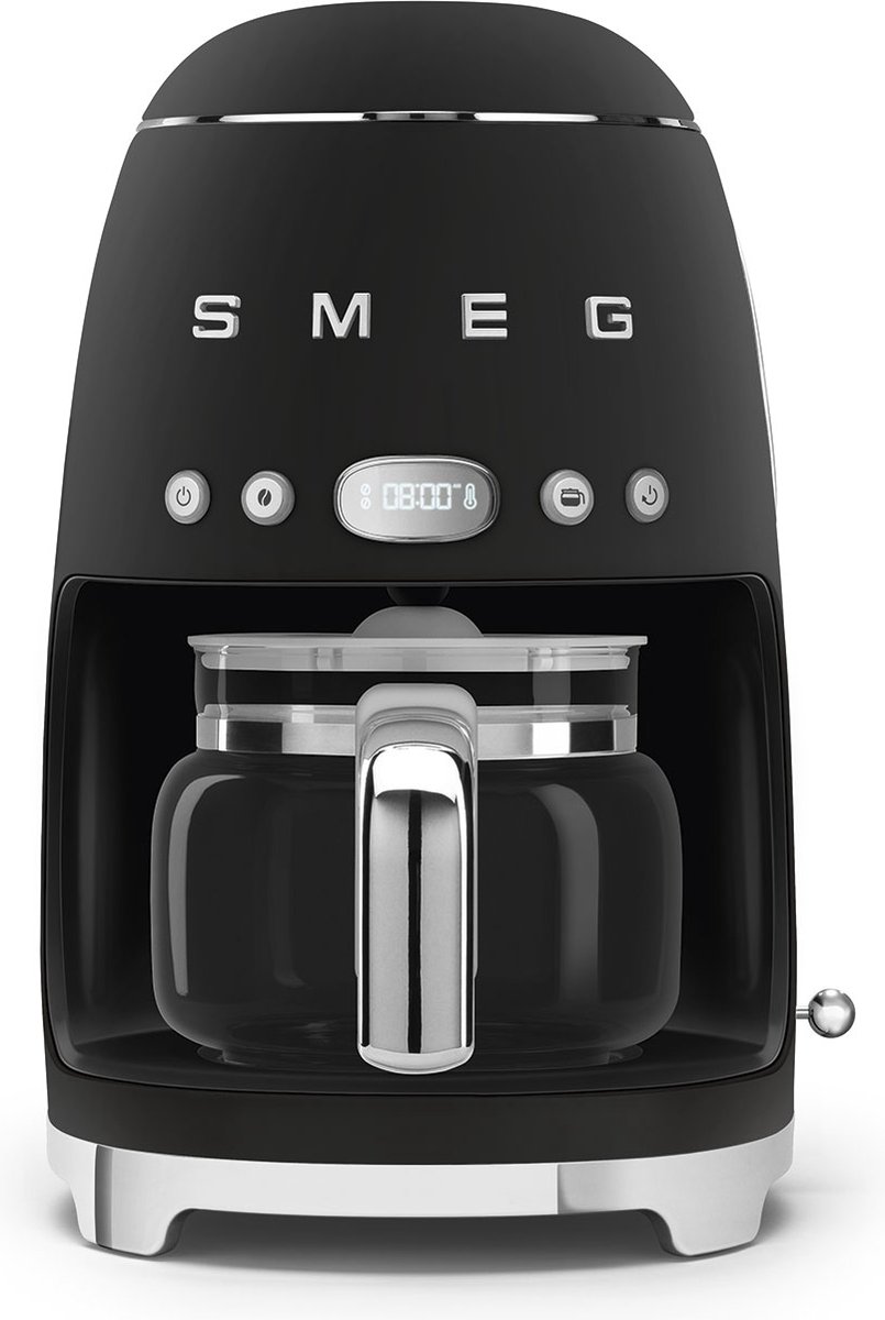 Smeg DCF02BLMEU vrijstaand koffiemachine mat zwart | .