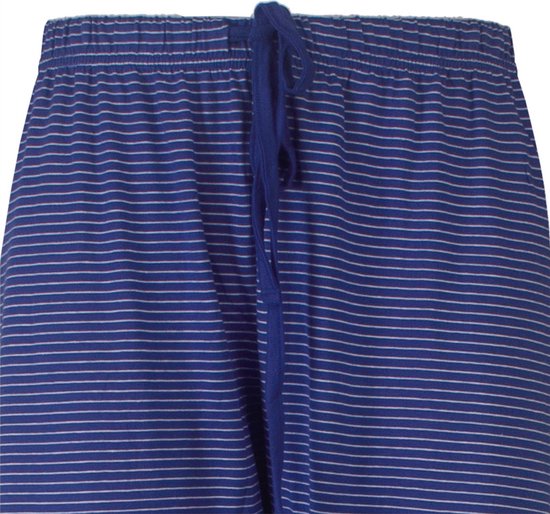 Irresistible Dames Pyjama - Lange Mouwen - Kobalt Blauw - Maat 3XL