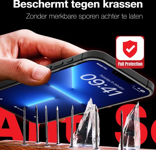 Geschikt voor iPhone 13 / iPhone 13 Pro Screenprotector Tempered Glass - 2 stuks Beschermglas
