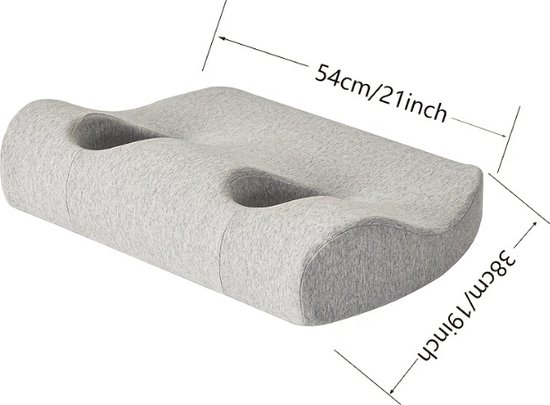 Bovista Zijslaapkussen Volwassenen - Kussen Met Gat - Donut Kussen - Ringkussen - Piercing Kussen - Voor Oor - Voor Zijslapers - Roze