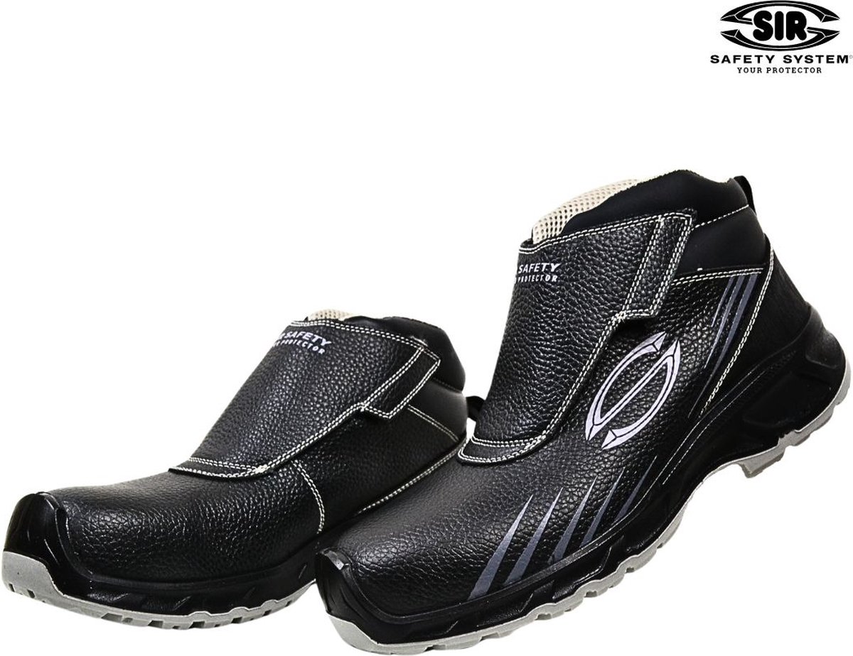 SIR SAFETY OVERPROTECTION Veiligheidsschoenen S3 HEREN Werkschoen Zwart - Glasvezel Neus en Composiet Tussenzool - Antislip SR - Ademend